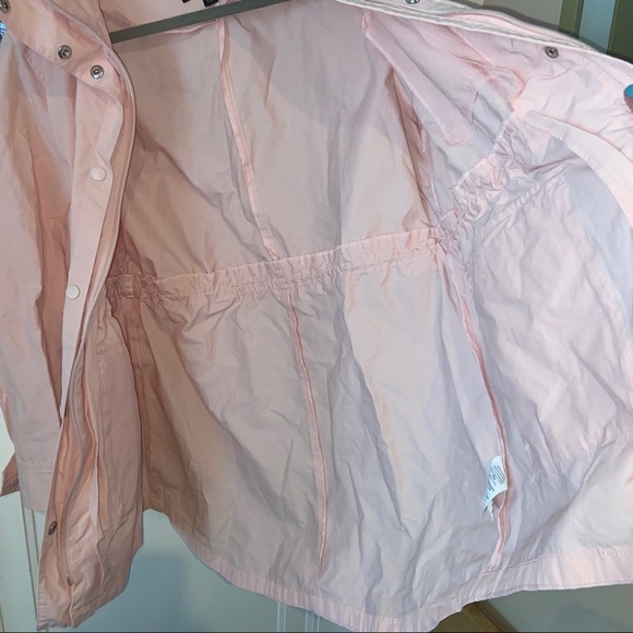 J Crew Perfect Rain Jacket Blush Pink - Picture 7 of 8